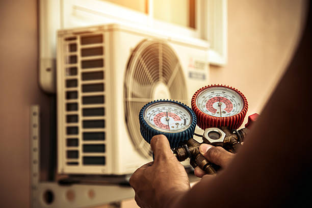 Professional Hvac technician working in Juneau, WI